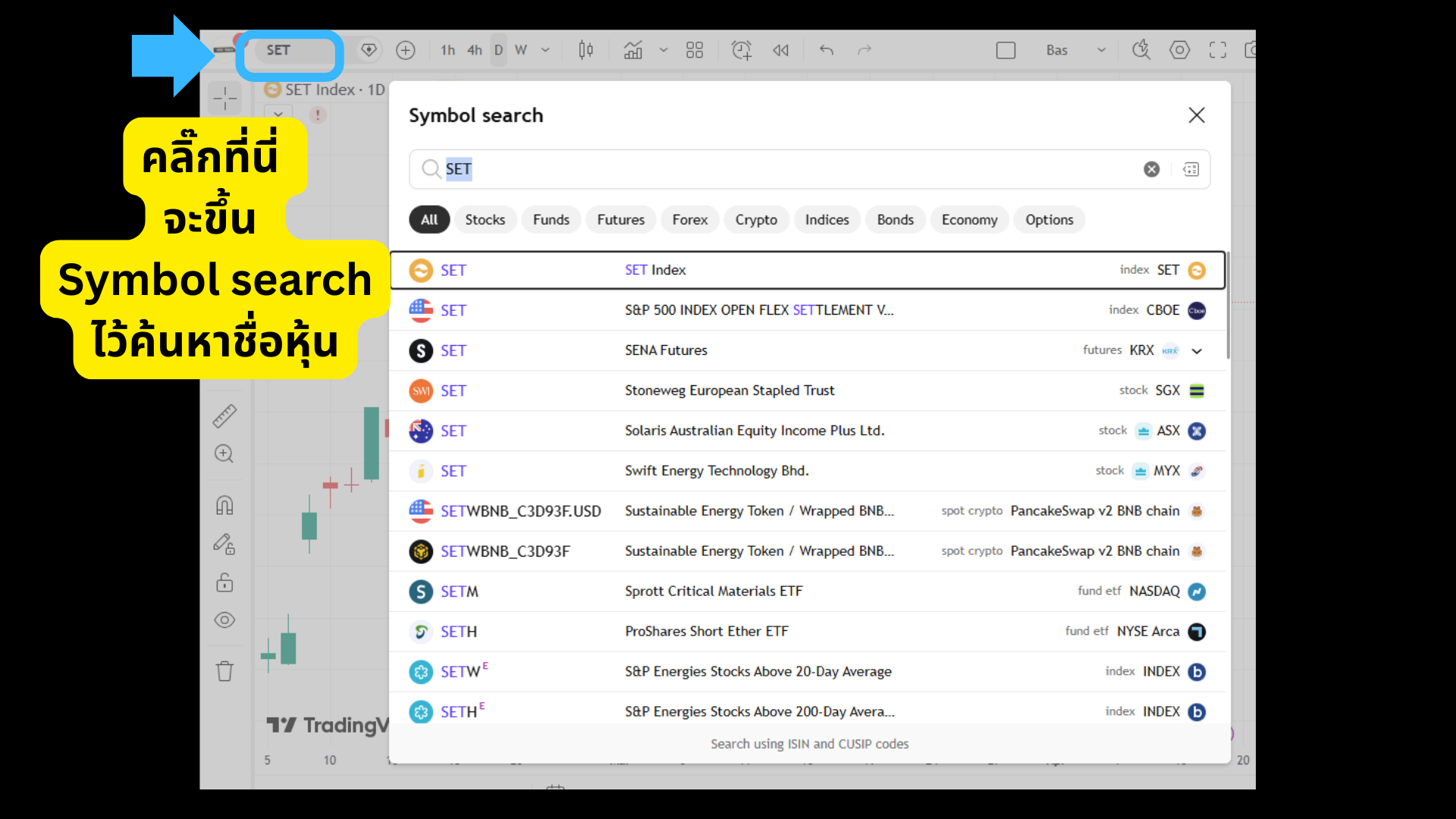 วิธีค้นหาสินทรัพย์